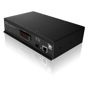 foto Extensores KVM con módulo de fibra óptica.